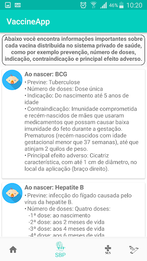 VaccineApp Screenshot 1
