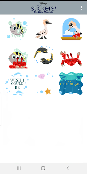 The Little Mermaid Stickers Screenshot 2