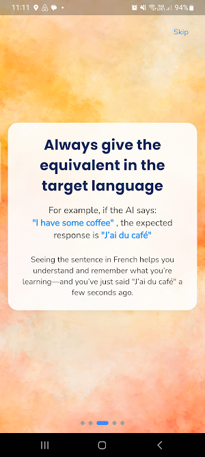 SpeakSphere: Learn French Screenshot 2
