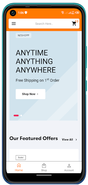 Neshopp Online Shopping Screenshot 0