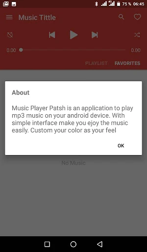 Music Player Patsh Screenshot 1
