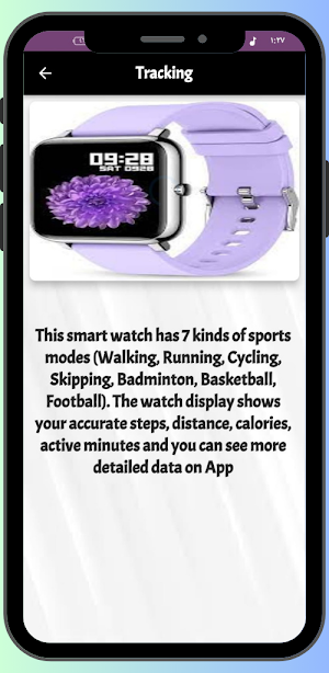Kalinco Smart Watch Guide Screenshot 2
