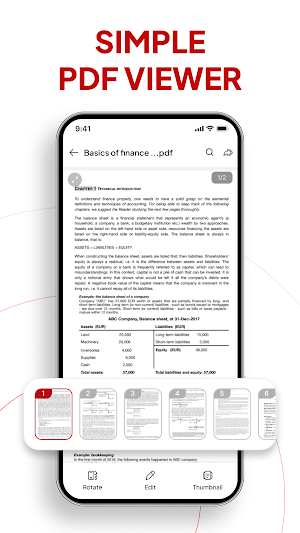 PDF Reader & PDF File Edit Screenshot 3