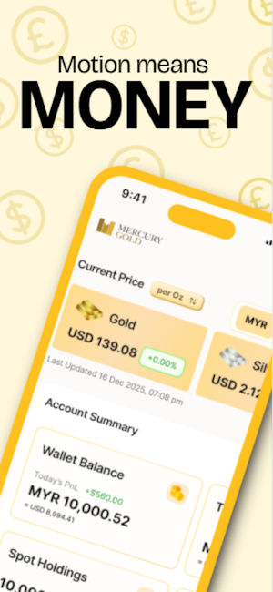 Mercury Gold Screenshot 2