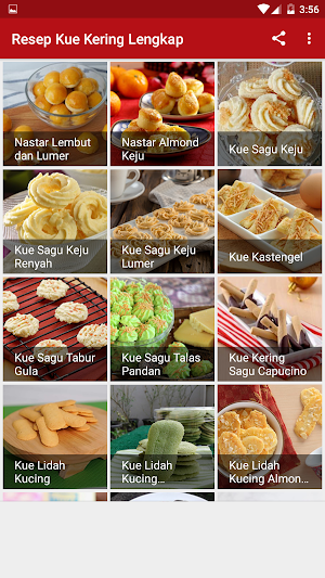 Resep Kue Kering Lengkap Screenshot 2