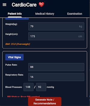 Cardiocare Screenshot 1