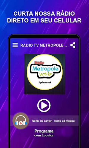 RADIO TV METROPOLE WEB Screenshot 1