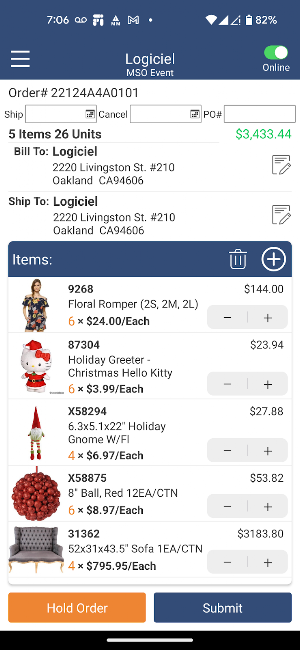 Fora Mobile Sales Screenshot 2