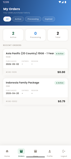 Okay2Go - Travel ESIM Screenshot 3