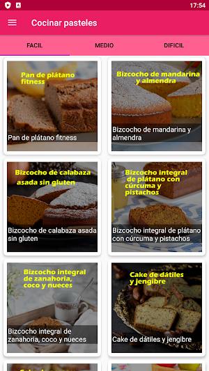 Cocinar pasteles Screenshot 0