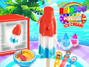 Rainbow Ice Cream Popsicles Screenshot 1