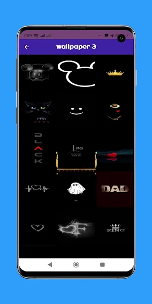 wallpaper black Screenshot 1