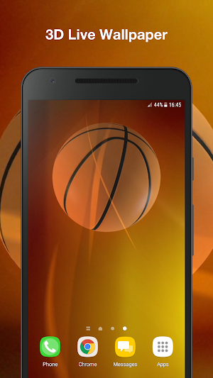 Basketball Live Wallpaper Screenshot 0