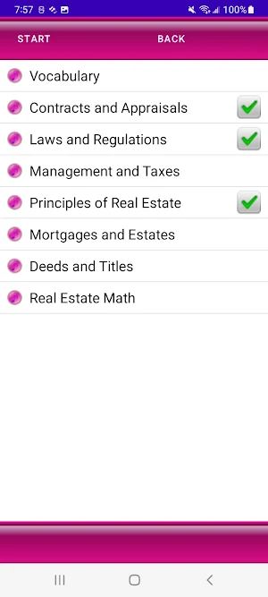 Test Exam Real Estate Review Screenshot 2