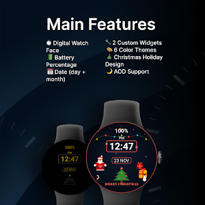 Holiday Pulse Watch Face Screenshot 1