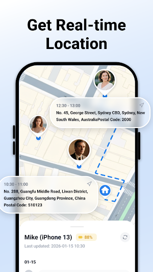 AnyWhere Tracker: GPS & Family Screenshot 3