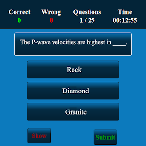 Geology MCQ Screenshot 1