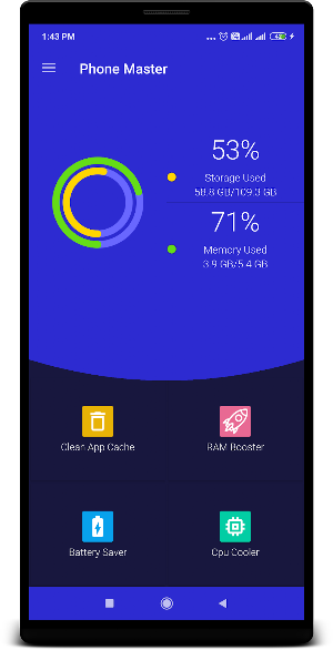 Phone Master –Junk cleaner master, Battery Cooler Screenshot 0
