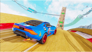 Car Games : Sky Stunt Rear 3D Screenshot 0