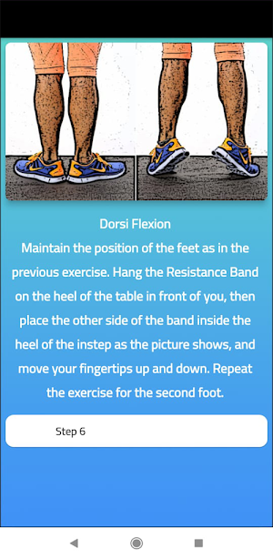 Ankle strengthening exercises Screenshot 1