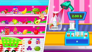 Supermarket Shopping Kids Game Screenshot 3