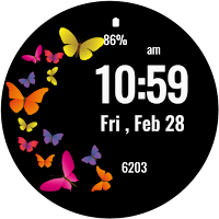 Butterfly Simple Watch Face