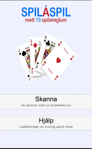 Spil á Spil Skanner Screenshot 2