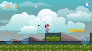 Adventure White Ninja Girl Screenshot 1