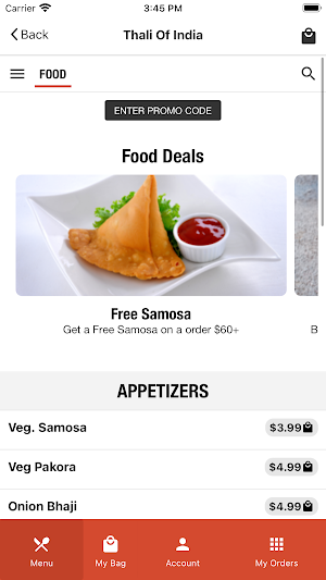 Thali Of India Screenshot 2
