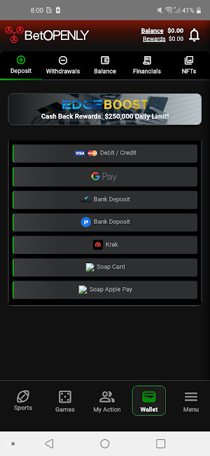 BetOPENLY Screenshot 2