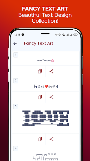 Font Fire - Cool Fonts & Art Screenshot 1