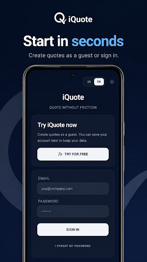 iQuote: Quotations & Sales Screenshot 3