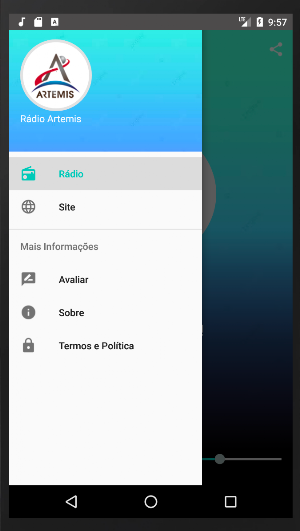 Rádio Artemis Screenshot 3
