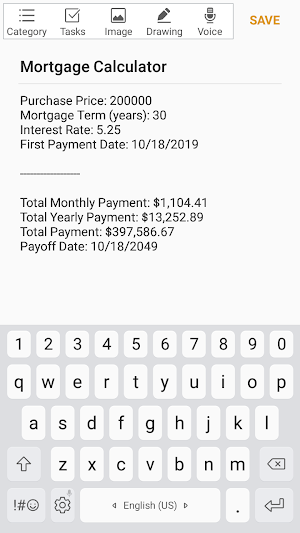 Mortgage Calculator Pro Screenshot 3