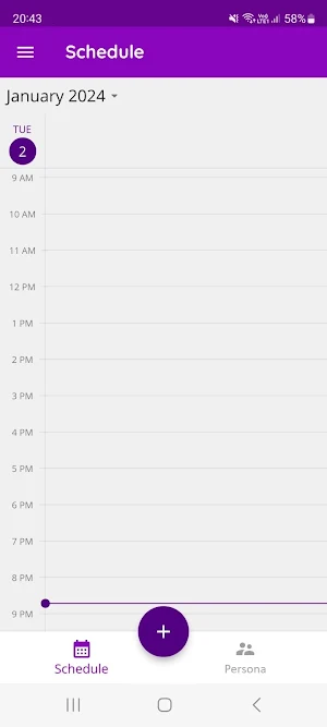 Task and appointment schedule Screenshot 0