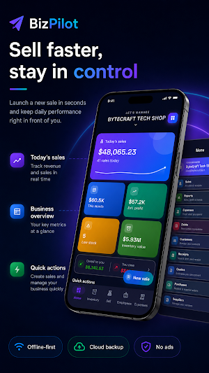 BizPilot: POS & Inventory Screenshot 1