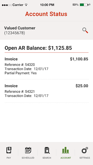 US Foods My Account Screenshot 1