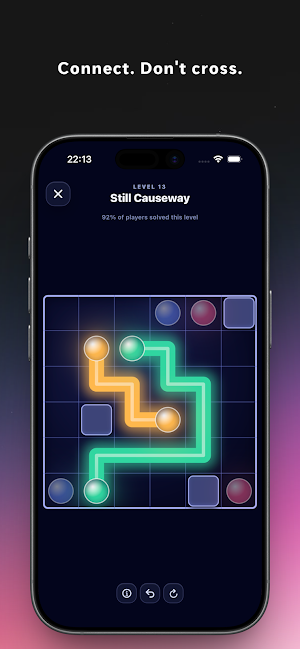 Fluxia: Numberlink Path Puzzle Screenshot 0
