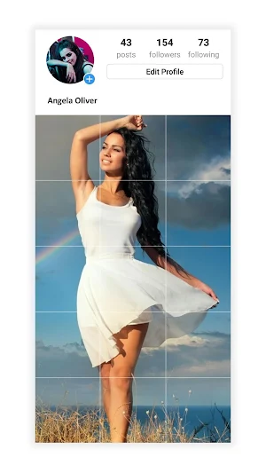15 Square Cut & Grid Maker for Instagram Profile Screenshot 0