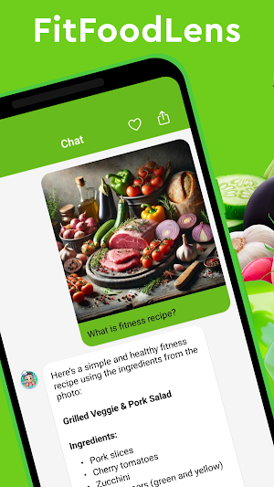 FitFoodLens - Fitness Recipes Screenshot 0