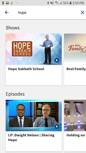 Hope Channel Screenshot 3
