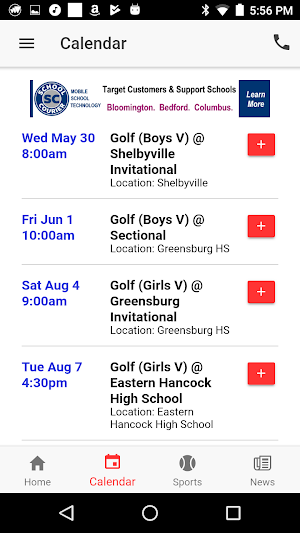 North Decatur Athletics Screenshot 2