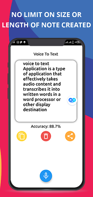 Voice to text -Voice typing app for all languages Screenshot 1