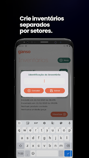Ganso Inventário Screenshot 2