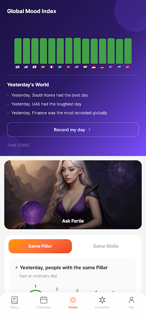 Fortie - Journal & Insights Screenshot 0