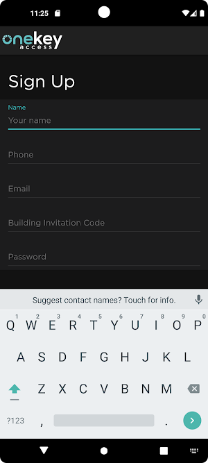 OneKeyAccess Screenshot 1