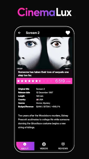 CinemaLux - Movies & Shows Screenshot 3