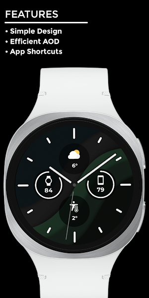 Night 24A - Analog Watch Face Screenshot 1
