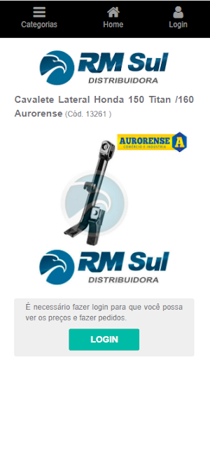 Loja Virtual RM Distribuidora Screenshot 2