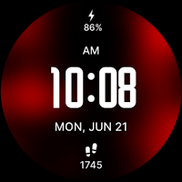 Red Elegant Pro Watch Face